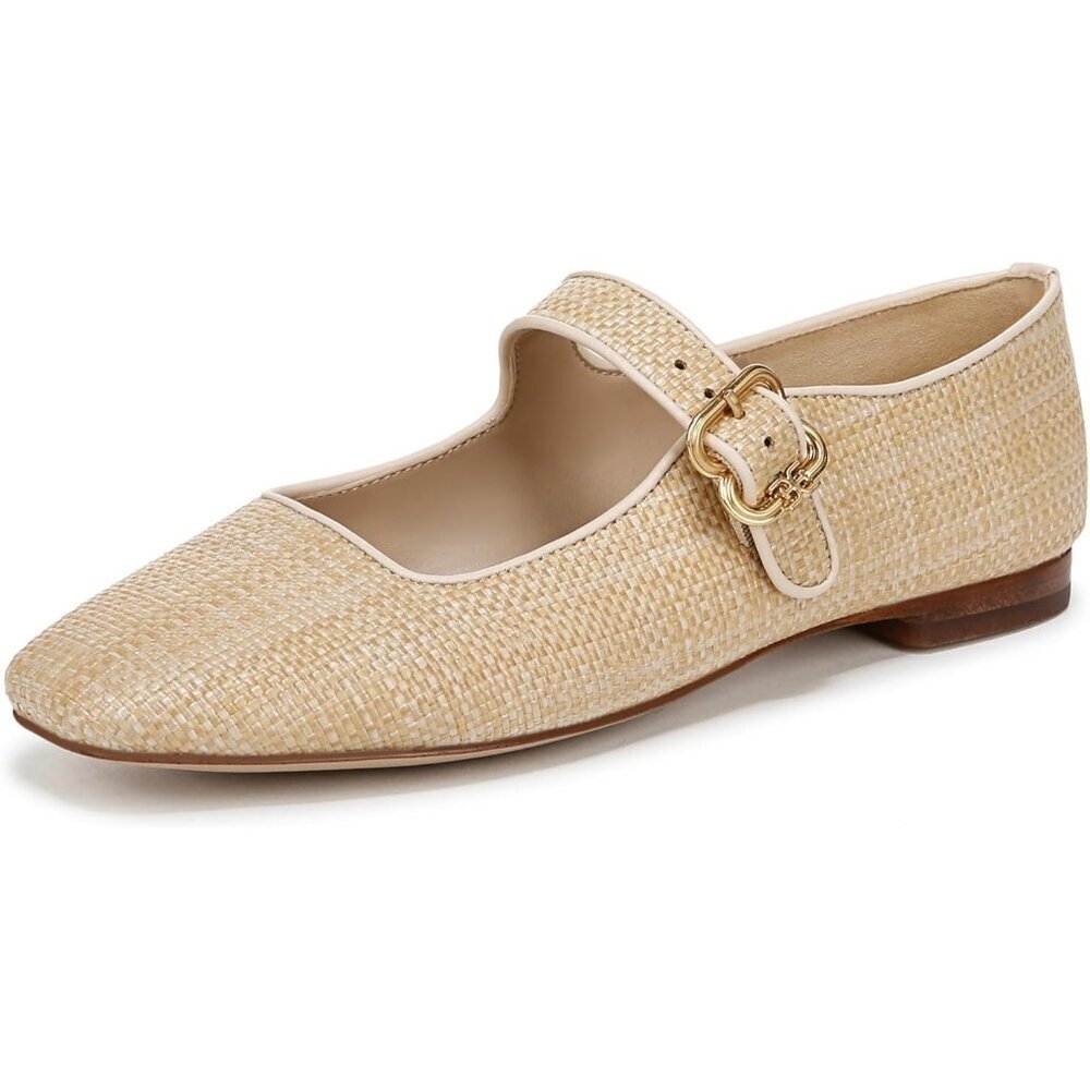 Sam Edelman Womens Beechwood Leather  Michaela Mary Jane Ballet Flat Shoes